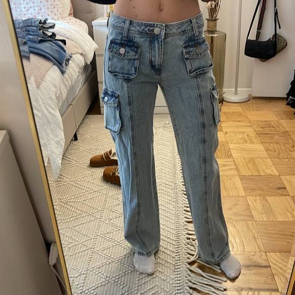 Low rise cargo jeans - Picture 3 of 6